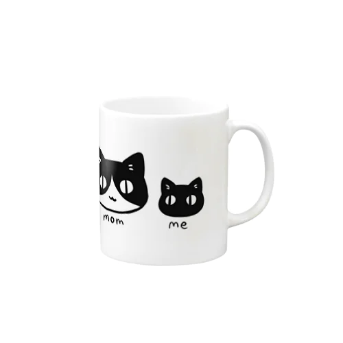 ねこの親子 Mug