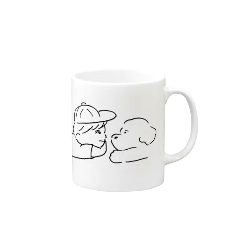 だいずさんとにらめっこ Mug