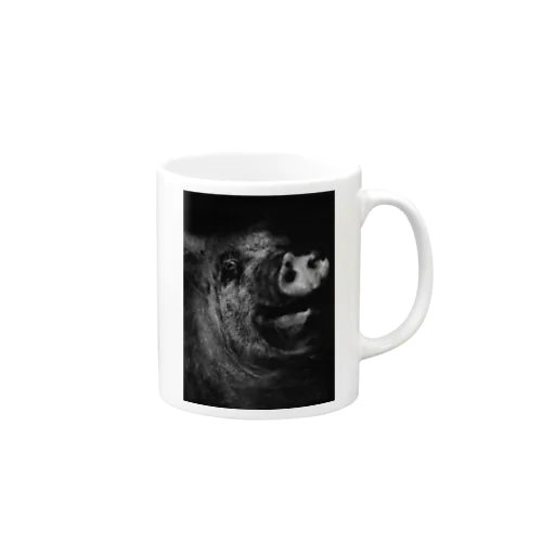 scoffing pig!_01 Mug