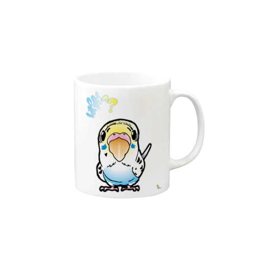 インコのアケビさん　ずいっ！なのだ！ Mug