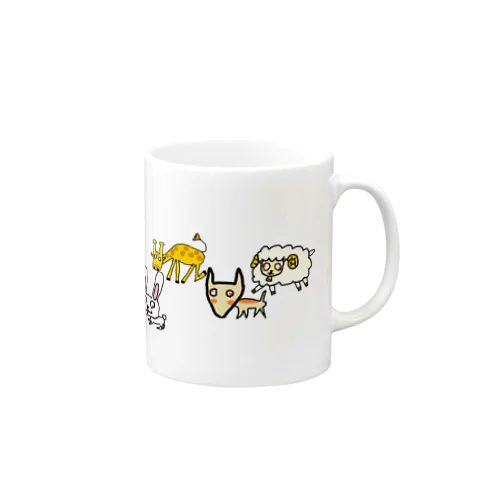 どうぶつたちのこっぷ Mug