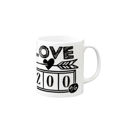 LOVE200% Mug