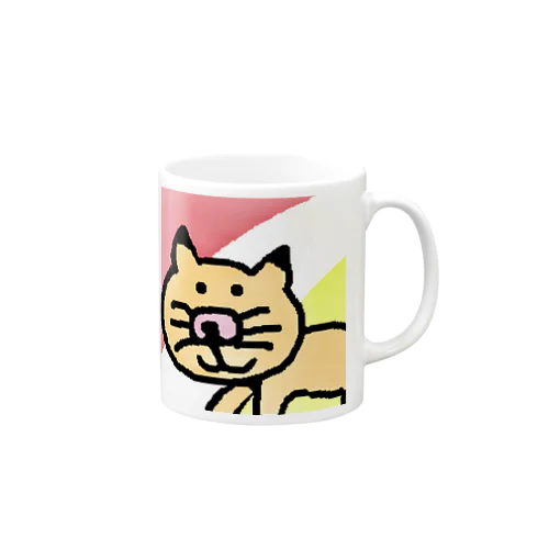 にゃんにゃんだ？これは？ Mug