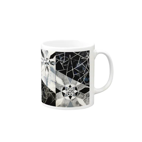 Ray of White/Black Mug