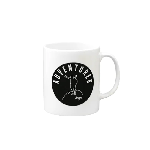 誰もが冒険家グッズ（黒丸ver) Mug