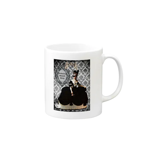 ハロウィン Halloween♱Keep Calm and Goth On♱マリー・アントワネット『Masquerade』♱黒ロリ ゴスロリ ゴシック シャドーボックス Mug