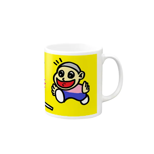 NEW とびだし注意 Mug