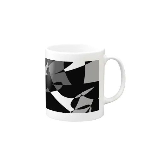 モノクロ自由形 Mug