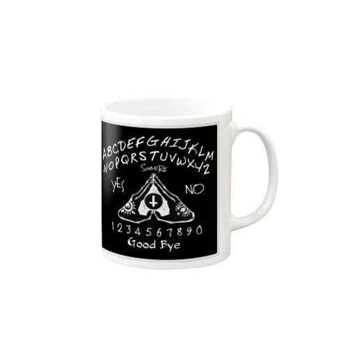 ウィジャボード　Ouija　黒 Mug