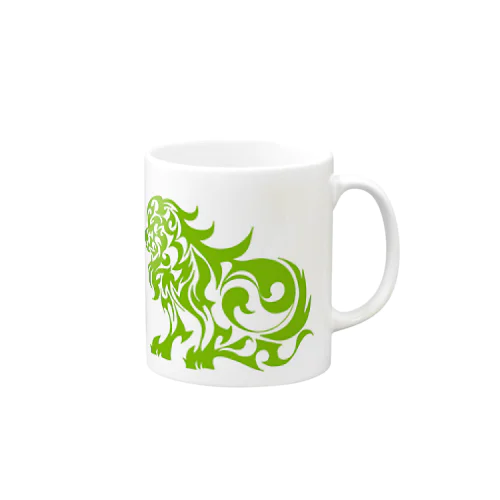 【公式】東京陰陽塾・陰陽師が使役する式神『獅子』モチーフのグッズ Mug