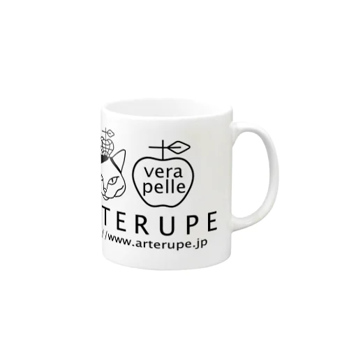 ARTERUPEのロゴタイプシリーズ Mug