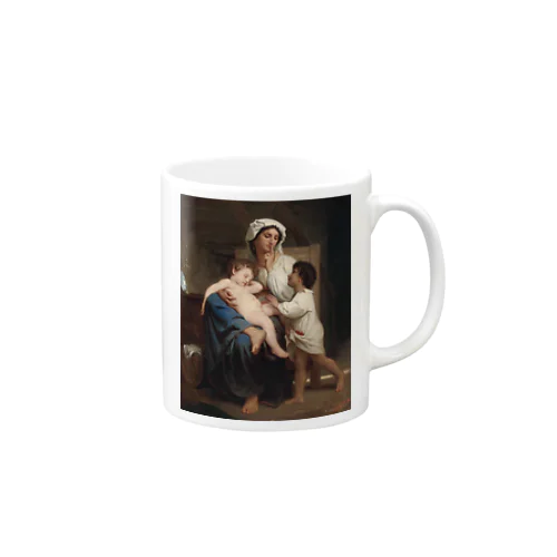 ウィリアム・アドルフ・ブグロー《眠り》1866年 Mug