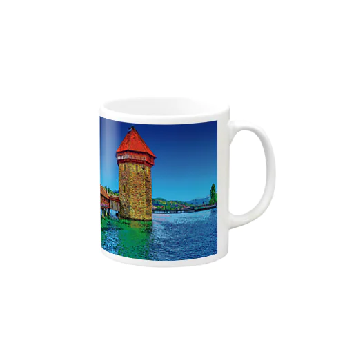 スイス カペル橋 Mug