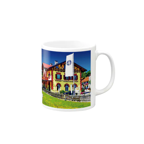 ドイツ グミュントの駅舎 Mug