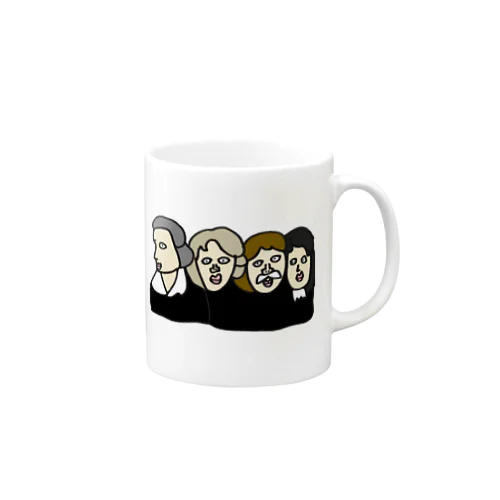 お偉い方々4人衆 Mug