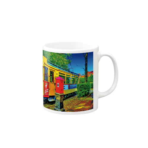 ドイツ ハノーファーの路面電車 Mug