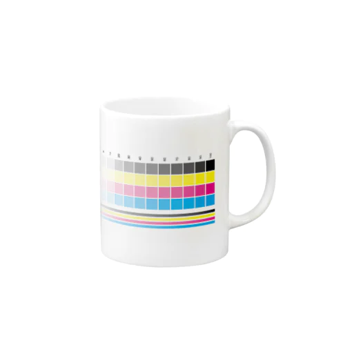 CMYK 色の三原色 マグカップ