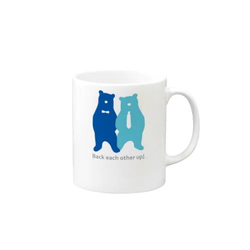 Snuggling　Bluebears Mug