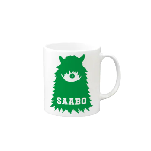 SAABO_FUR_ForestMan_L_G マグカップ