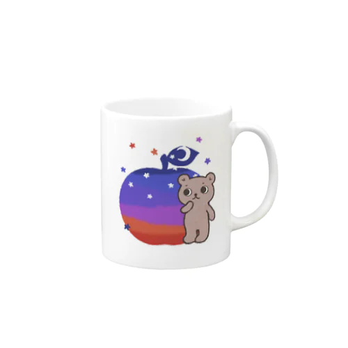 チッチャイクマと夕暮れ林檎 Mug