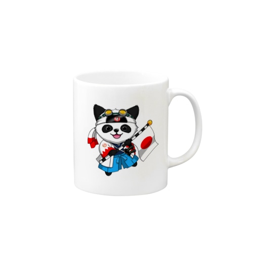 江戸川ぱんだ日章旗 Mug