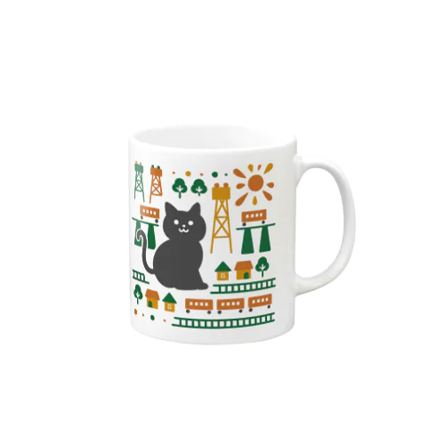 巨大ねこ Mug