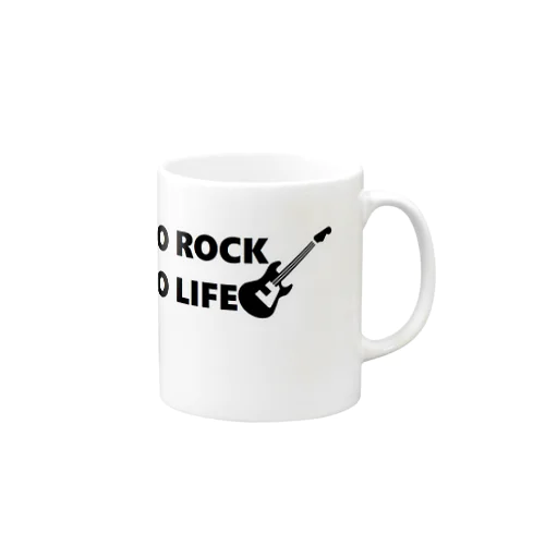 NO ROCK NO LIFE マグカップ