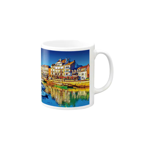 フランスの港町 Mug