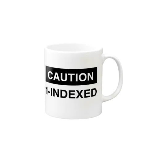 CAUSION 1-INDEXED Mug