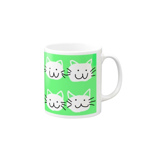 四つ子の猫 Mug
