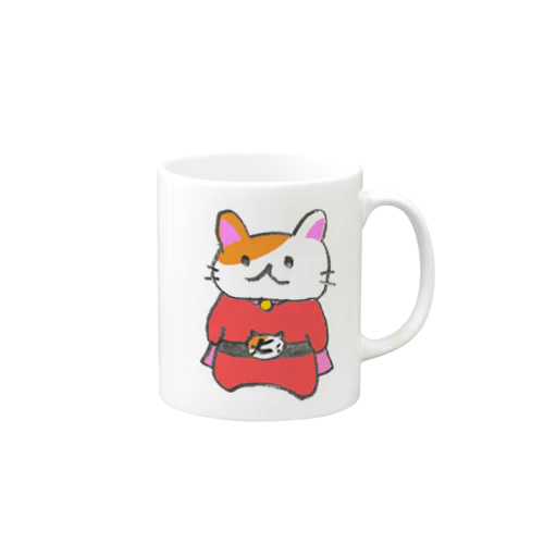 ヒーローネコ Mug