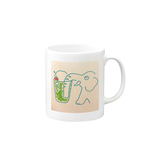 鼻から飲むタイプのゾウくん🐘 Mug