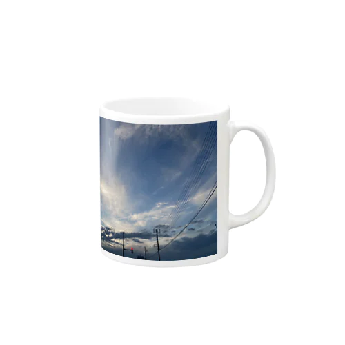 空と信号 Mug