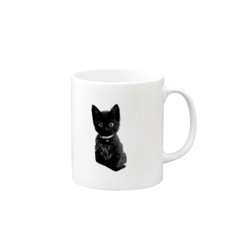 あの頃の黒猫シリーズ Mug