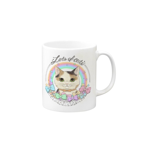 Lots of cute 〜フリルとリボンと三毛猫と〜 Mug