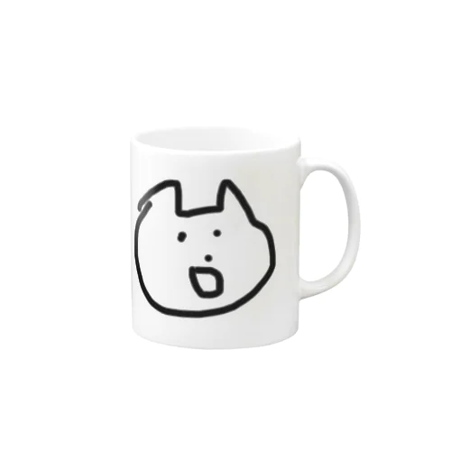 微妙な顔のねこ Mug