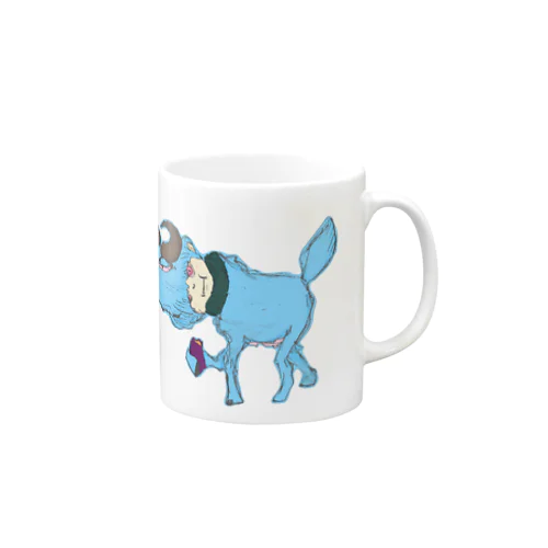 山羊、芋食べる Mug