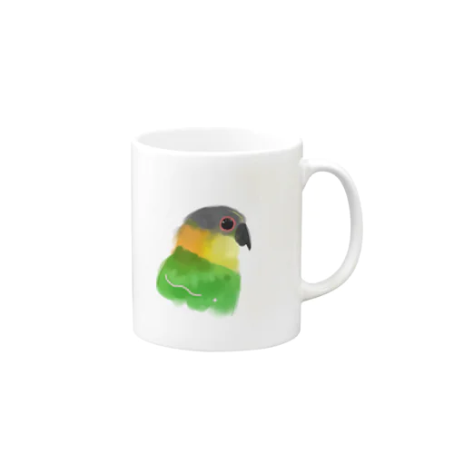 ズグロシロハラインコ Mug