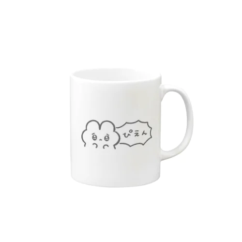 ぴえんなうさぎ！吹き出し Mug