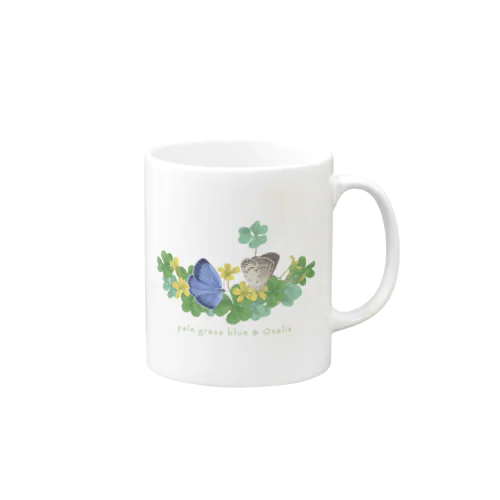 ヤマトシジミとカタバミ Mug