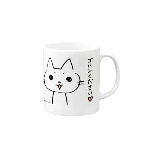 悪ネコ Mug