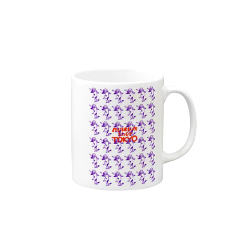 歌川国芳　踊る猫又　総柄版 Mug