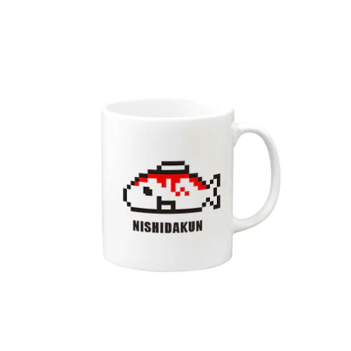 ドット西田くんマグ Mug