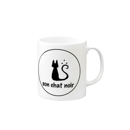 son chat noir Mug