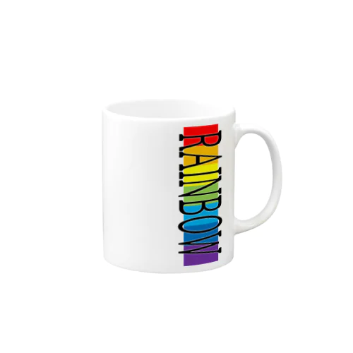 RAINBOW 【ブラック】 Mug