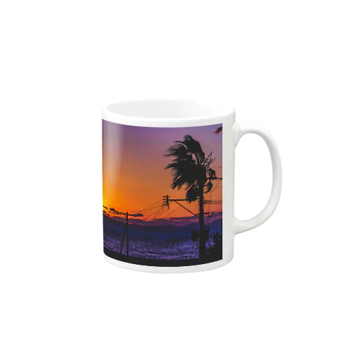 sunset view マグカップ