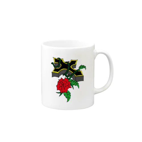 薔薇クロス Mug