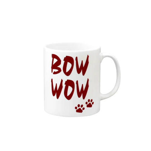 BOWWOW【バーガンディ】 Mug