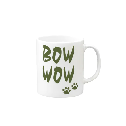 BOWWOW【カーキ】 Mug