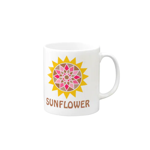 SUNFLOWER【ピンク】 Mug